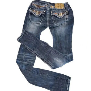 MISS ME DENIM JEANS size 26 signature skinny western